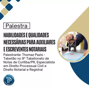Imagem de capa para o Curso online Habilidades e Qualidades Necessárias para Auxiliares e Escreventes Notariais