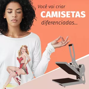 Imagem de capa para o Curso online Como Estampar Camisetas com Sublimação