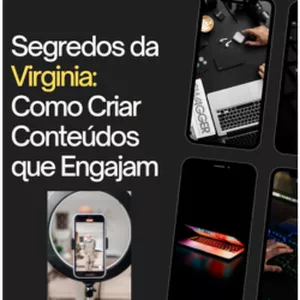 Imagem de capa para o Ebook Segredos da Virgínia: Como Criar Conteúdos Engajantes"