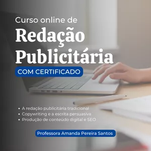Imagem de capa para o Curso online Redação Publicitária