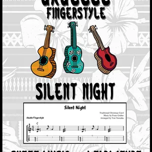 Cover image for Online course Silent Night - Ukulele Fingerstyle (Sheet Music and Tab)
