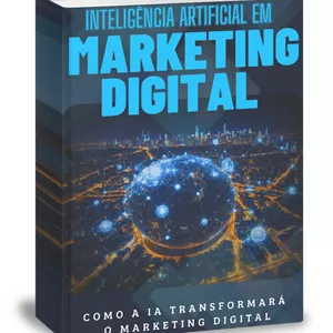 Imagem de capa para o Ebook Inteligência Artificial no Marketing Digital