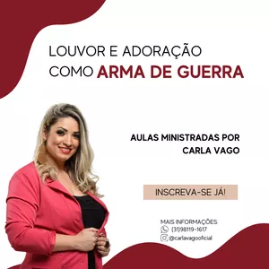 Imagem de capa para o Curso online Louvor e Adoração como Arma de Guerra