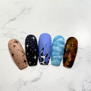 Imagem de Nail Art Mão Livre criado por Nicolli Bispo na hotmart