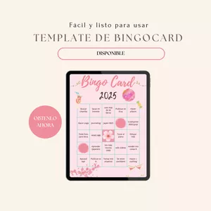 Imagen de portada para Ebook Template de Canva para BingoCard