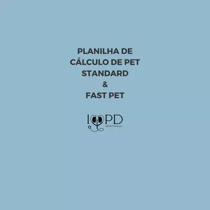 Imagem de capa para o Ebook Planilha de Cálculo de PET (Fast PET e Standard)