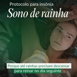 Imagem de capa para o Serviço online Protocolo de Insônia: Sono de Rainha 