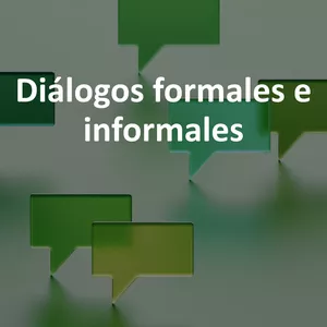 Imagen de portada para Ebook Diálogos Formales e Informales en Español