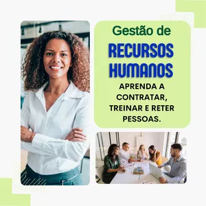 Imagem de capa para o Curso online Gestão de RECURSOS HUMANOS - ATUALIZADO e COMPLETO
