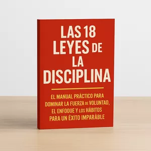 Imagen de portada para Ebook ﻿﻿﻿﻿﻿﻿﻿﻿﻿﻿﻿﻿﻿﻿﻿﻿﻿﻿﻿﻿﻿Las 18 Leyes de la Disciplina:  ﻿El Manual Práctico para Dominar la Fuerza de Voluntad, el Enfoque y los Hábitos para un Éxito Imparable
