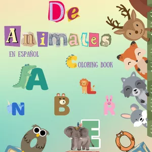 Imagen de portada para Ebook Alfabeto de animales en español para colorear