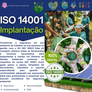 Imagem de capa para o Ebook ISO 14001 - IMPLANTAÇÃO