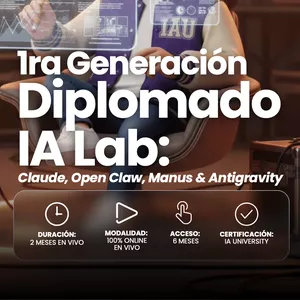 Portada oficial del Diplomado IA Lab de IA University