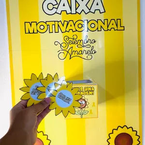 Imagem de capa para o Ebook Caixa Motivacional Setembro Amarelo 🌻