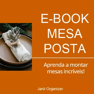 Imagem de capa para o Ebook Mesa posta - Aprenda a montar mesas incríveis!