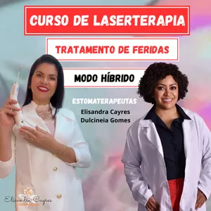 Imagem de capa para o Curso online Curso de Laserterapia - Elisandra Cayres e Dulcineia Gomes