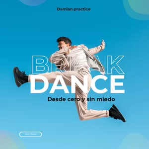 Imagen de portada para Curso online Empieza a bailar break hoy — paso a paso, desde cero y sin miedo