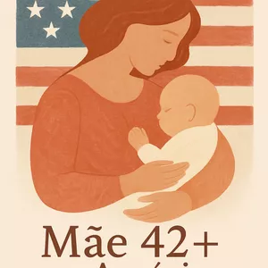 Imagem de capa para o Ebook Mae 42+ na America