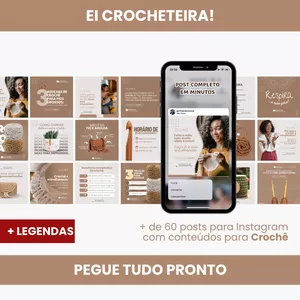 Imagem de capa para o Curso online PACK PARA CROCHÊ