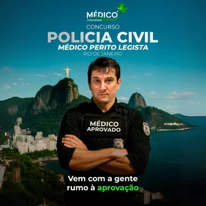 Imagem do curso Médico Perito Polícia Civil do Rio de Janeiro: Curso Preparatório Específicas + Inespecíficas - Médico Concursado®