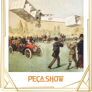 Imagem de capa para o Ebook Santos Dumont - Alçando Voo  em Paris 