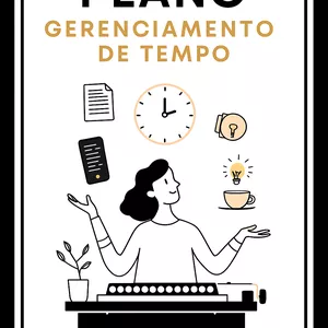 Imagem de capa para o Ebook Curso Digital: Produtividade e Organização Pessoal