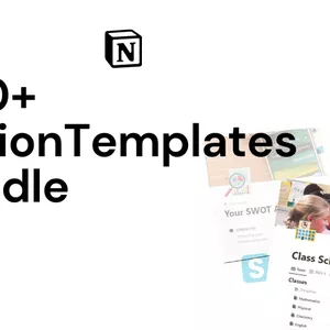 Cover image for Ebook 500+ Best Selling Notion Templates Bundle