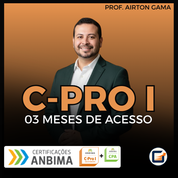 ARRANCADA C-PRO I | 03 MESES DE ACESSO (GANHE DE BÔNUS PREPARATÓRIO CPA)>