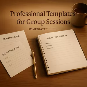 Cover image for Ebook Professional Templates for Group Sessions