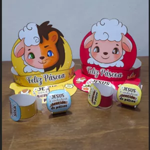 Imagem de capa para o Ebook ✝️🐑 KIT CHAPÉU + PULSEIRA – A VERDADEIRA PÁSCOA! 🐑✝️