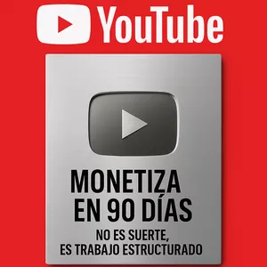 Imagen de portada para Ebook El Método Real para Ganar Dinero en YouTube en 90 Días – Ebook paso a paso