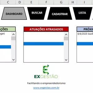Imagem de capa para o Curso online Planilha - Gestão de Clientes