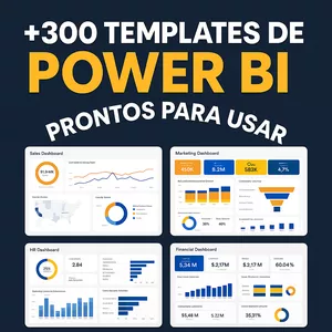 Imagem de capa para o Curso online +300 Templates de Power BI prontos para usar