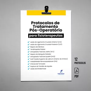 Imagem de capa para o Ebook Protocolos de Tratamento Pós-Operatório - Para Fisioterapeutas