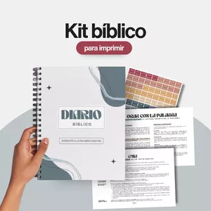 Imagen de portada para Ebook Kit bíblico católico para imprimir – Diario + herramientas de oración y estudio