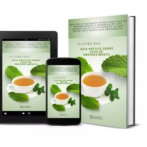 Imagem de capa para o Ebook guia dos chas e bem estar