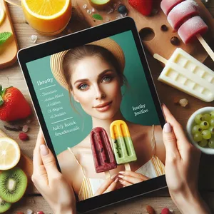 Cover image for Ebook E-book Healthy popsicles for summer: Fun and Flavor without Going Off the Diet