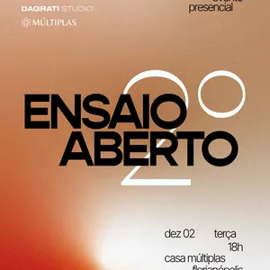 Imagem de capa para o Evento presencial 2o. Ensaio Aberto 