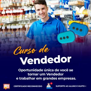 Imagem de Curso Vendedor criado por Venger Cursos na hotmart