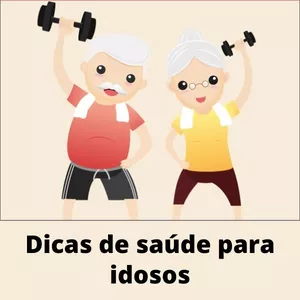 Imagem de capa para o Ebook Dicas de saúde para idosos