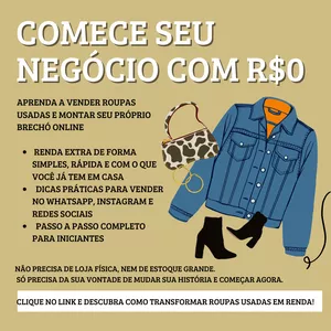 Imagem de capa para o Ebook Comece Seu Negócio com R$0: Renda Extra Vendendo Roupas Usadas Online