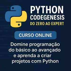 Imagem do curso Python CodeGenesis – Do Zero ao Expert 