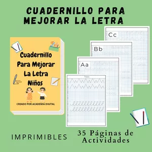 Imagen de portada para Ebook CUADERNILLO PARA MEJORAR LA LETRA 