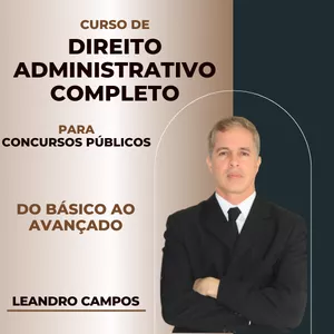 Imagem de capa para o Curso online DIREITO ADMINISTRATIVO COMPLETO