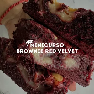 Imagem de capa para o Curso online Minicurso Brownie Red Velvet