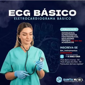 Imagem de capa para o Curso online Eletrocardiograma Leitura e Interpretação 