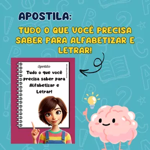 Imagem de capa para o Ebook Apostila: Tudo o que você precisa saber sobre alfabetização!