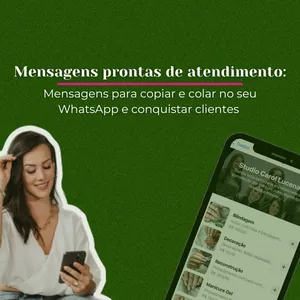 Imagem de capa para o Curso online Mensagens de Atendimento Prontas - Mensagens Prontas para WhatsApp