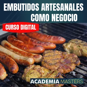 Imagen de portada para Ebook Embutidos Artesanales como negocio rentable - Academia Masters
