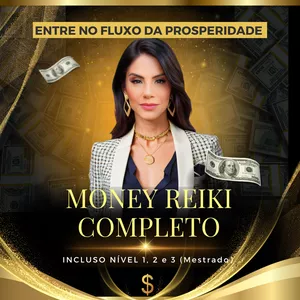 Imagem de capa para o Curso online Money Reiki Mestrado - Nível 1, 2 e 3 (Integrados)